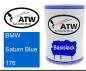 Preview: BMW, Saturn Blue, 176: 500ml Lackdose, von ATW Autoteile West.